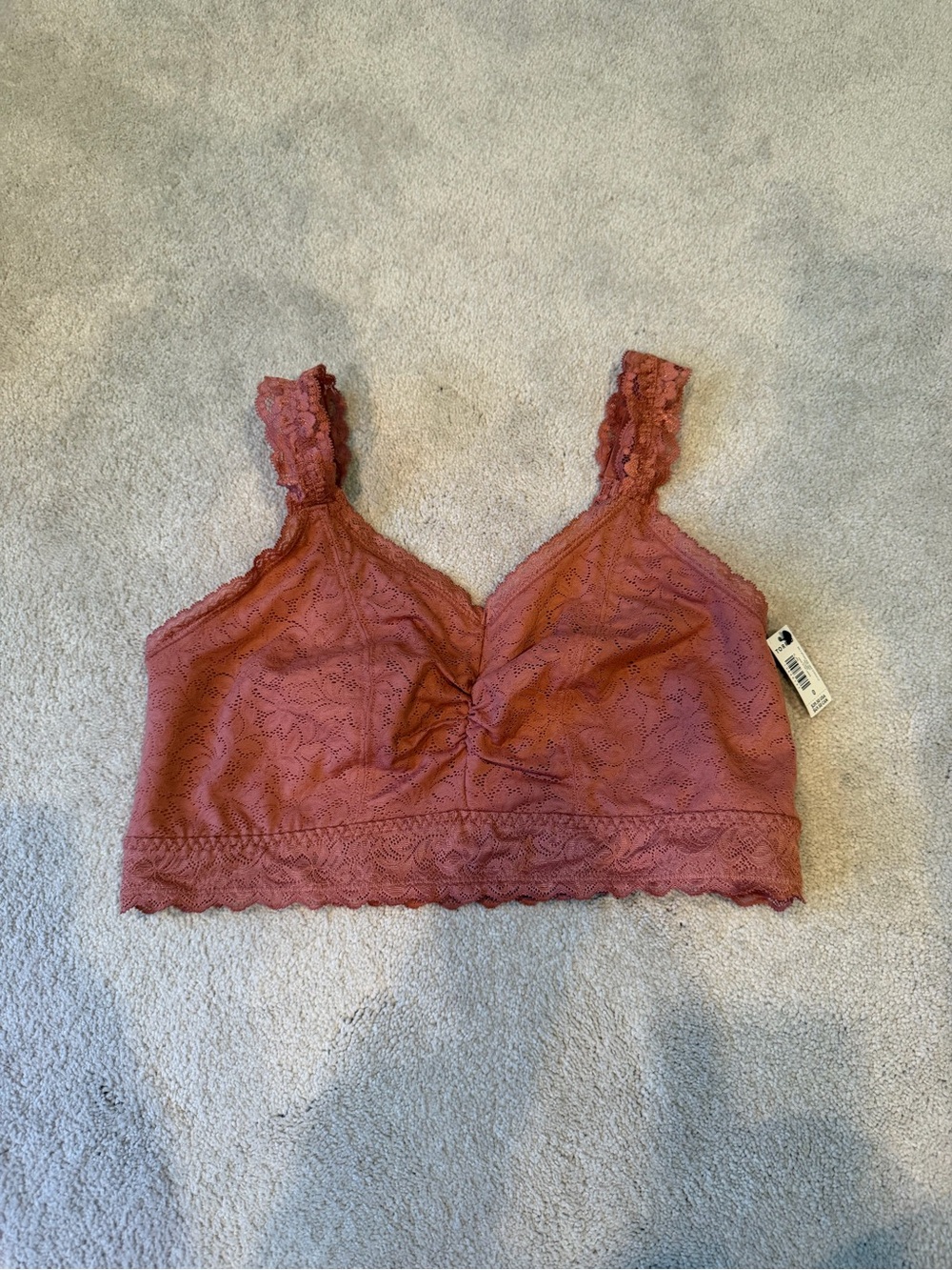 torrid Lace Bralette in Dusty Rose